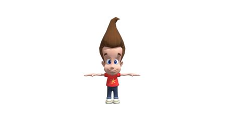 Jimmy Neutron Download Free 3d Model By Gaddiellartey2010 E7b08e9