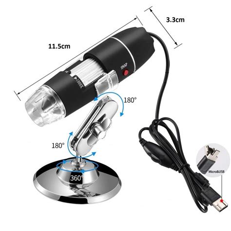 Цифровой микроскоп 1000x, 2MPIX, USB, LED | Digital Microscope