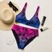 Bisexual Tie Dye Eco High Waisted Bikini Bi Pride Flag Etsy
