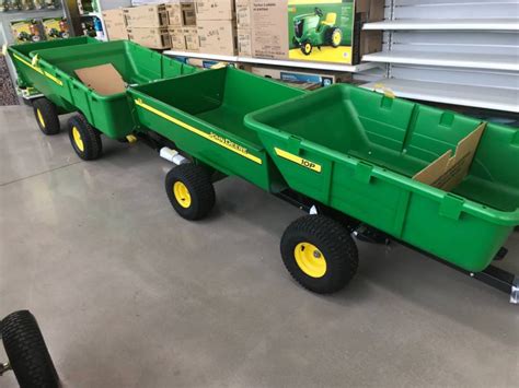 John Deere 10p Lawn Garden Trailer Dump Cart Ronmowers