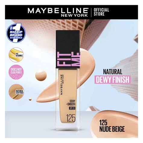 Purchase Maybelline Fit Me Dewy Smooth SPF Foundation Pump Nude Beige Ml Online At