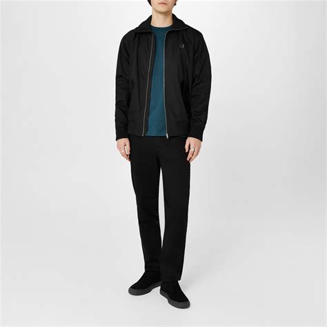 Fred Perry | Knitted Bomber Jacket | Black 102 | FRASERS