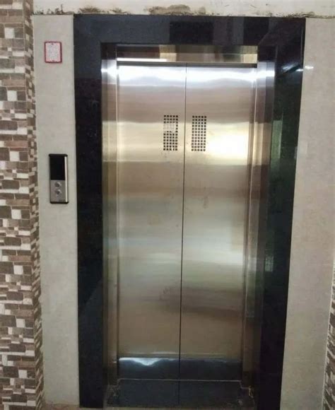 Center Opening Silver Stainless Steel Elevator Door Telescopic At Rs 9000 In New Delhi