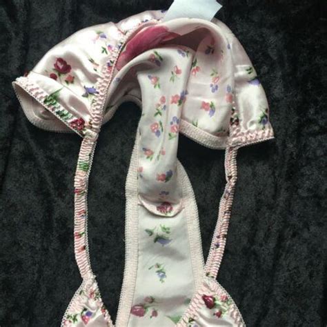 Vintage Satin String Bikini Panties