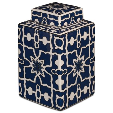 Blue And White Vine Motif Porcelain Chinese Tea Jar Artofit