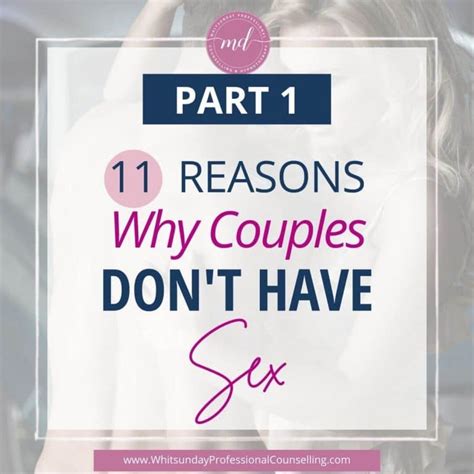 Reasons Why Couples Don T Have Sex Part Whitsunday Professional Counselling Hypnotherapy