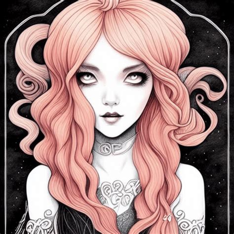 Fantasy Peach Coloring Page · Creative Fabrica