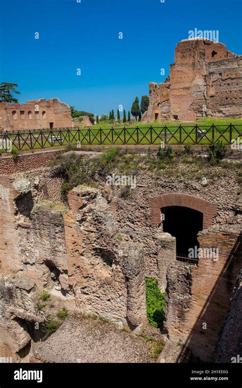 Ruins of the Palace of Septimius Severus or Domus Severiana on the ...