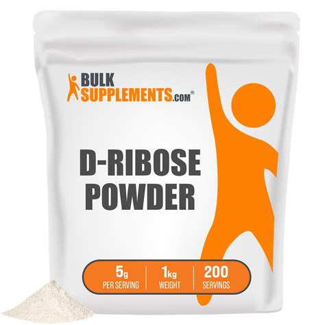 BulkSupplements D Ribose Powder 5g 5000mg Energy Supplement 1