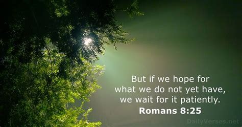 Romans 825 Bible Verse