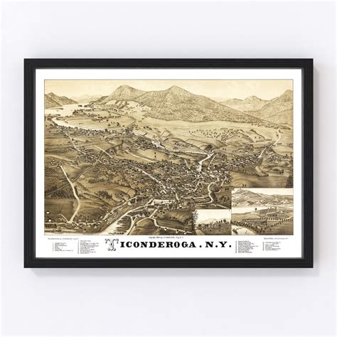 map of ticonderoga new york 4