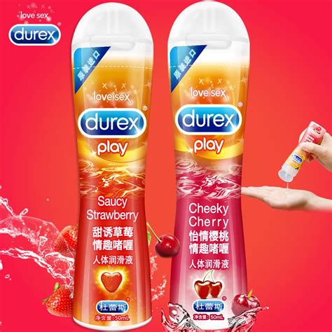 Durex Bottles Lubricants Play Cheeky Cherry Flavoured Gel Lube Lubrication For Sex Toys