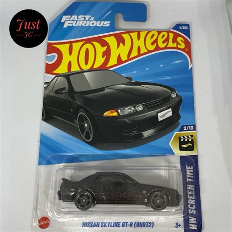 MATTEL Hotwheels Hot Wheels NISSAN SKYLINE GT R 黑色美泰玩具車玩具車禮物 蝦皮購物
