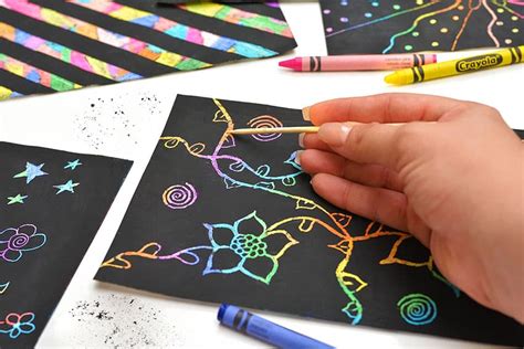 Diy Scratch Art Make Your Own Scratch Art Ideas