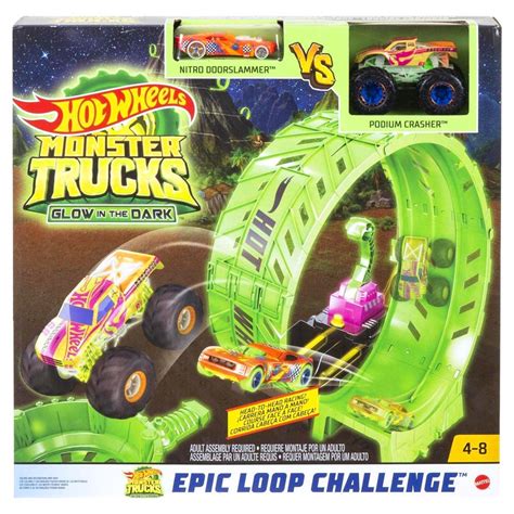 HOT WHEELS MONSTER TRUCK ΠΙΣΤΑ ΣΟΥΠΕΡ ΛΟΥΠ BIDAKAS TOYS GR eshop παιχνίδια για παιδιά