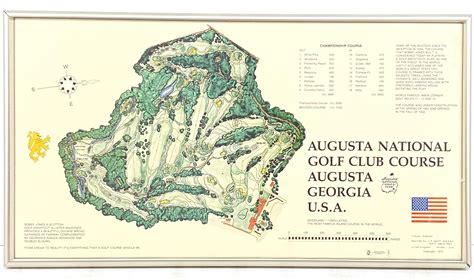 Augusta National Course Map Printable
