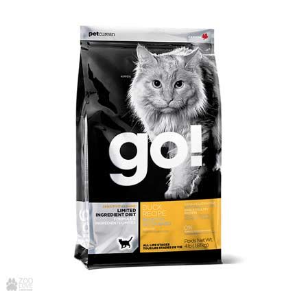 Сухой корм для кошек GO! Sensitivity + Shine Limited Ingredient Duck ...