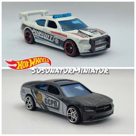 Hot Wheels Dodge Charger Drift Car Pursuit Dodge Charger R T Gcpd Batman Loose Hw