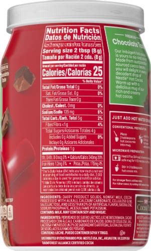 Nestle Fat Free Rich Milk Chocolate Hot Cocoa Mix Oz Frys Food Stores