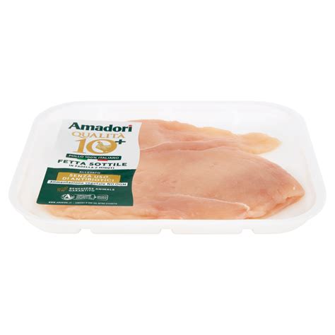 Amadori Qualit Petto Pollo A Fette Sottili Carrefour