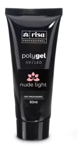 Polygel Risa Hipoalerg Nico Uv Led Acrygel Fibra Nude Light Parcelamento Sem Juros