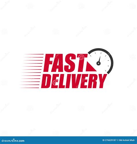 Fast Delivery Vector Icon With A Watch Or Timer Icon Fast Delivery