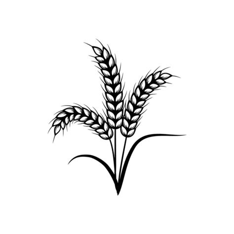 Wheat Silhouette Clipart