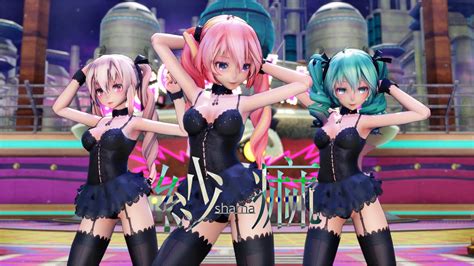 Mmd Tda Lingerie Haku Miku Luka K Fps Youtube