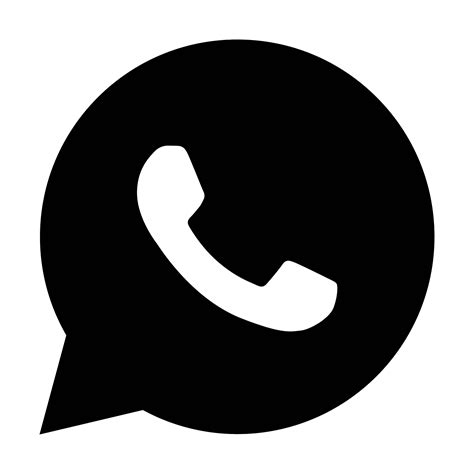 Logo Wa Hitam Putih Png Hd Whatsapp Logo Png Images Free Download By