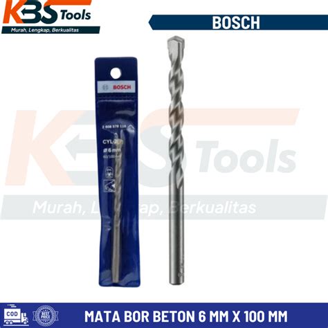 Jual Mata Bor Beton Tembok Bosch 6 Mm X 100 Mm Mansory Drill Bitt CYL 2