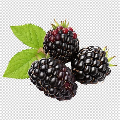 Premium PSD Blackberry Isolated On Transparent Background Png