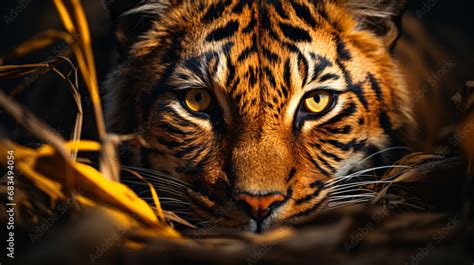 wildlife photography   dangerous tiger  black  orange stripes