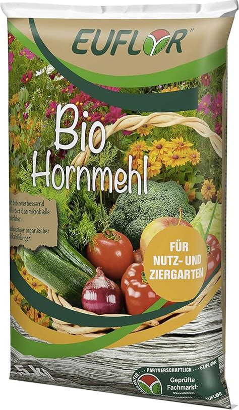 Euflor Bio Hornmehl Kg Sackorganischer D Nger Aus Nat Rlichen