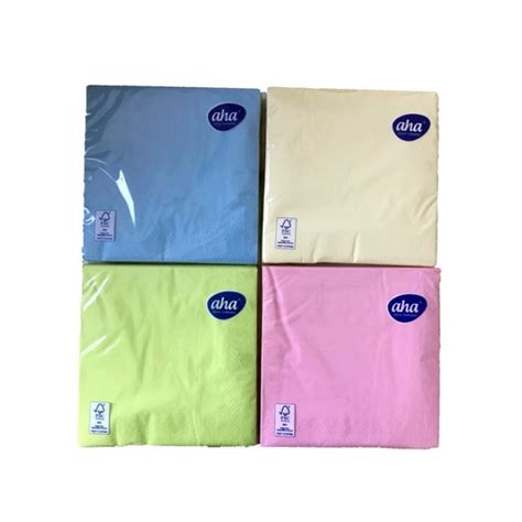 Едноцветни салфетки за маса 20 броя / целулоза - PRAKTIS