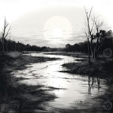 river sketch stock  images  backgrounds