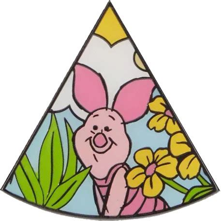 Piglet Hot Topic Winnie The Pooh Floral Slice Blind Box Loungefly Disney Pin