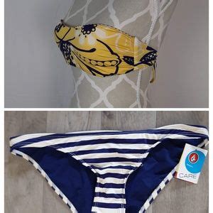 Volcom Swim Volcom Vintage Bandeau Bikini Set Poshmark