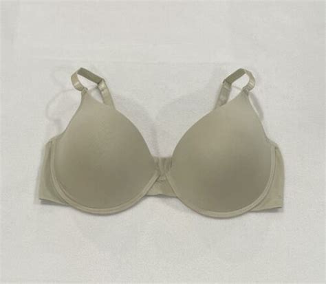 DANSKIN Lined Molded Full Coverage Underwire D Nude Olive NWOT T Shirt Bra EBay
