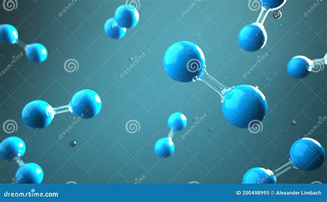Molek L Des Wasserstoff H Stock Abbildung Illustration Von Molek Le