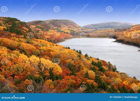 Lake Of Clouds Stock Photo Image Of Living Autumn Fence 1546264