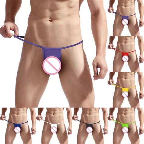 Borsa Sexy Acrilica Cava Da Uomo Enhance Perizoma Bikini Stringa Eur Picclick It
