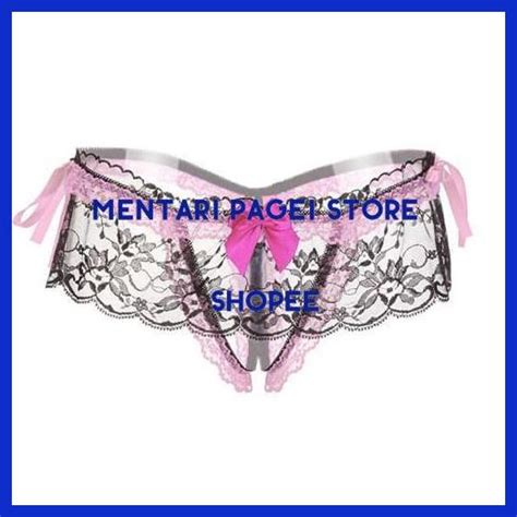 Jual G STRING CELANA DALAM TERBUKA SEXY OPEN CROTCH BIKINIS LINGERIE