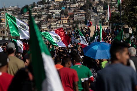 Protests erupt in Tijuana as stream of migrants arrive at border | FOX