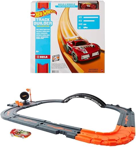 Amazon Bundle Of Hot Wheels Track Builder Car Mega Track Pack
