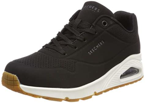 Skechers Womens Street Uno Lace Up Casual Sneaker Wide Width Available