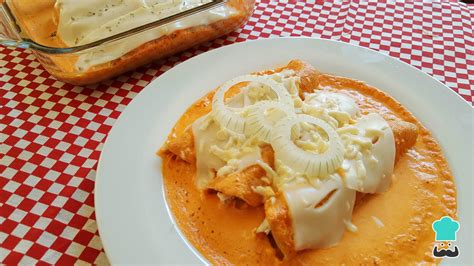 Enchiladas Rojas De Queso