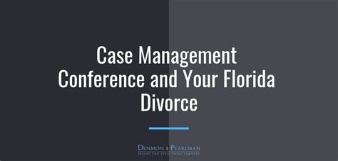 Case Management Conference And Your Florida Divorce