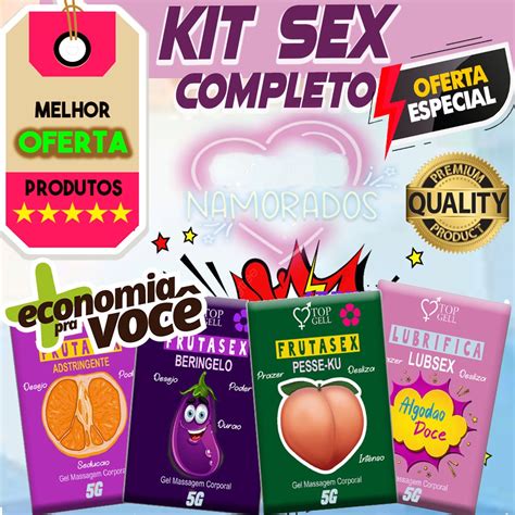 Kit Sex Shop Completo Super Excitantes Eróticos Funcionais Produtos g Top Gel Sexy lubrificante