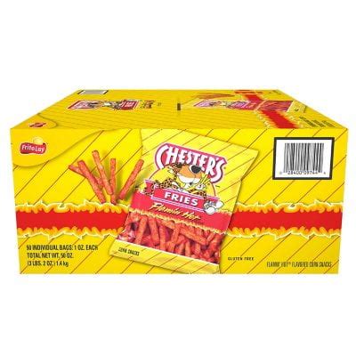 Chester S Flamin Hot Fries Individual Bag Pack Oz Pk Walmart