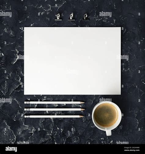 Blank Branding Template Stock Photo Alamy